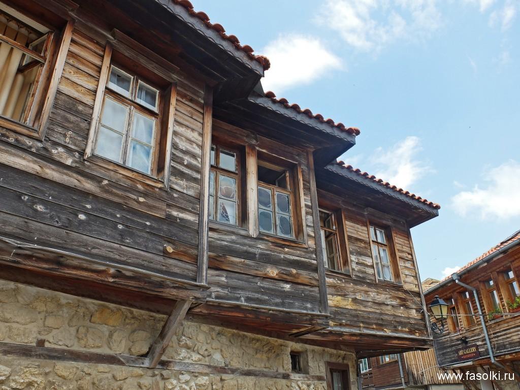 Традиционные болгарские дома в Несебре